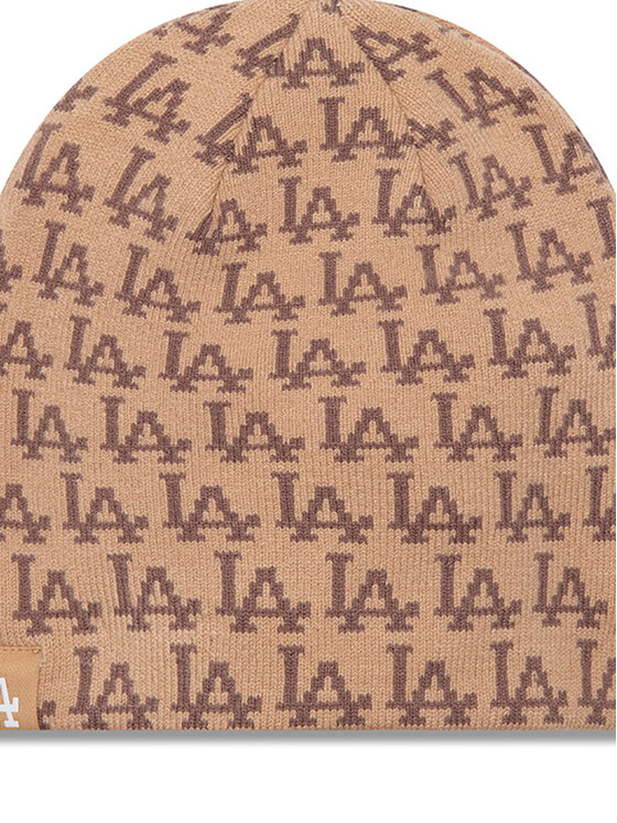 New Era New Era Czapka Jacquard Skull Bean 60565440 Beżowy