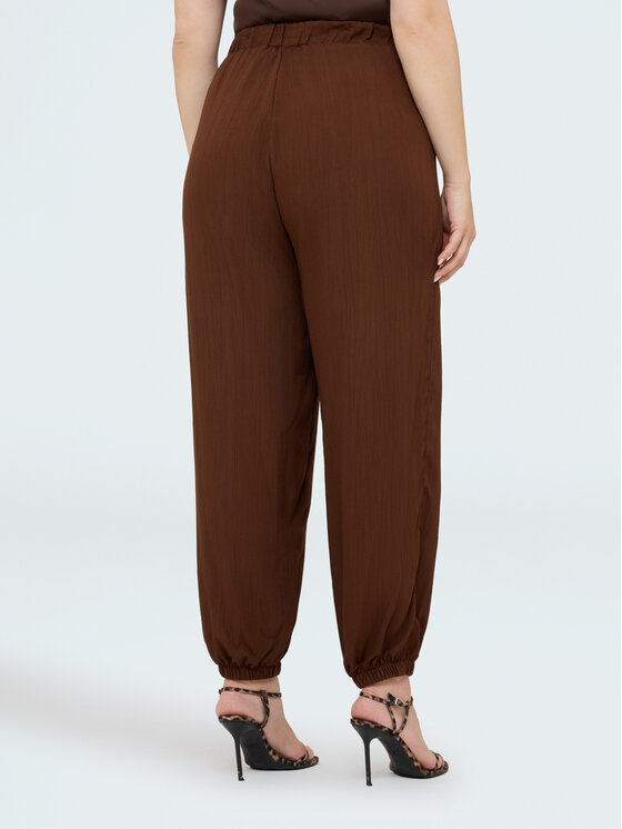 Fiorella Rubino Fiorella Rubino Pantaloni di tessuto P020L002567N022 Marrone Regular Fit