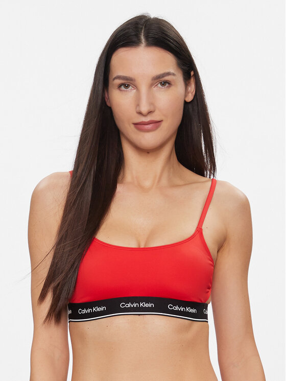 Calvin Klein Swimwear Calvin Klein Swimwear Μπικίνι πάνω μέρος KW0KW02425 Κόκκινο