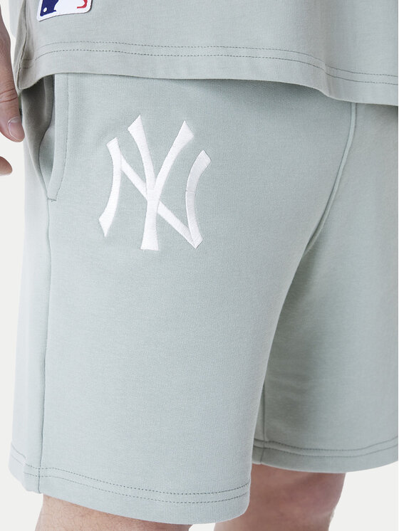 New Era New Era Sportovní kraťasy New York Yankees MLB League Essentials 60596184 Zelená Regular Fit