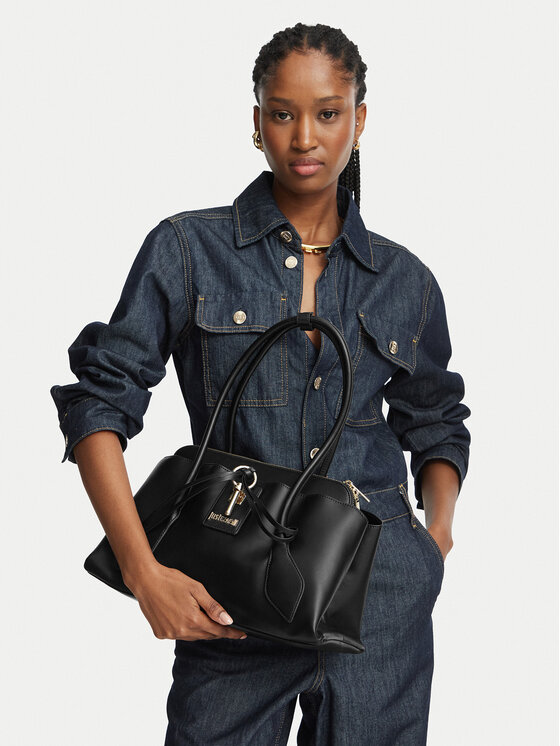 Just Cavalli Дамска чанта 81RA4BL1 ZSB22 Черен