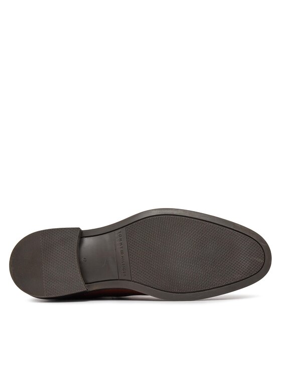 Tommy Hilfiger Tommy Hilfiger Kotníková obuv s elastickým prvkem Th Central Cc And Coin Hnědá