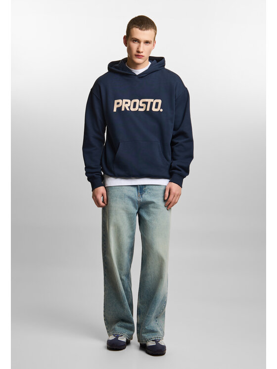 PROSTO. PROSTO. Bluza Big log Granatowy Regular Fit