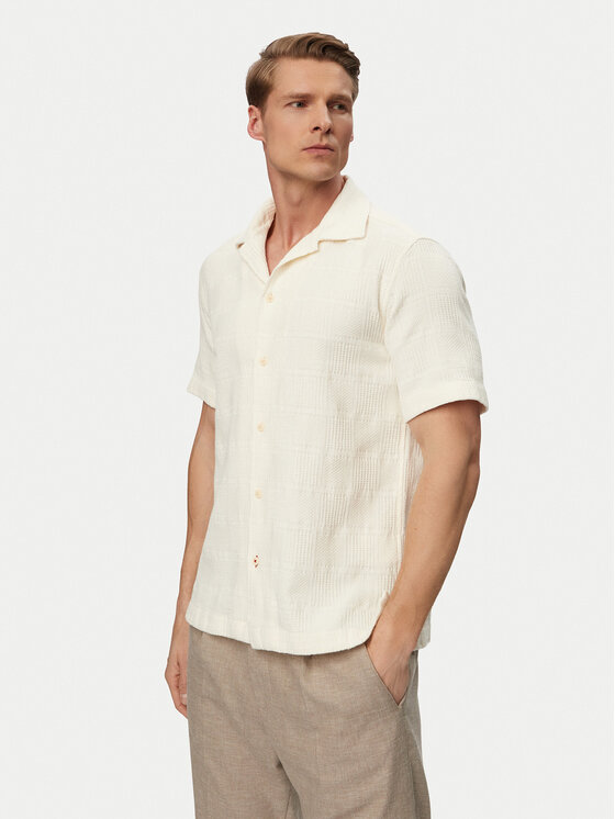 JOOP! Jeans JOOP! Jeans Сорочка Hanau 30102527 Кремовий Regular Fit