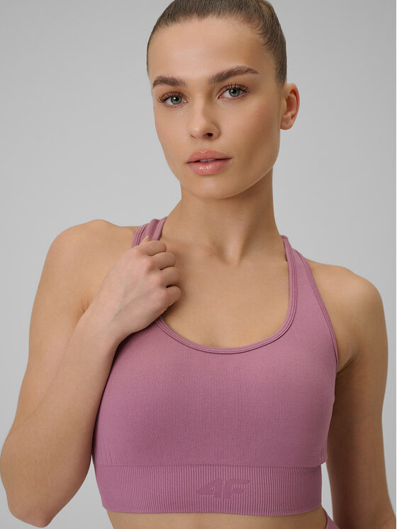4F 4F Biustonosz sportowy MULTI ACTIVE Koralowy