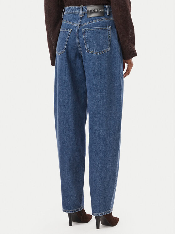 HUGO HUGO Jeansy Gimine 50563510 Granatowy Wide Leg