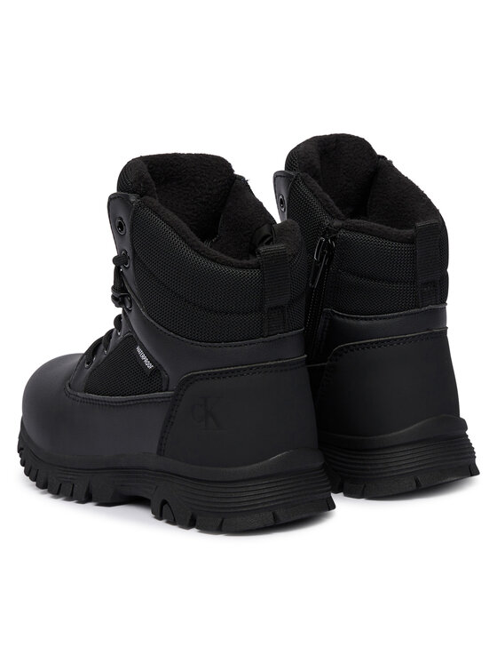 Calvin Klein Calvin Klein Μπότες Χιονιού Lace-Up Bootie V3X5-83190-1485 S Μαύρο