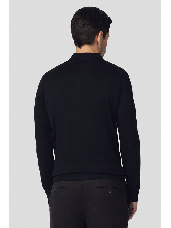 Lancerto Lancerto Sweter Jorge SW073125000005 Czarny Regular Fit