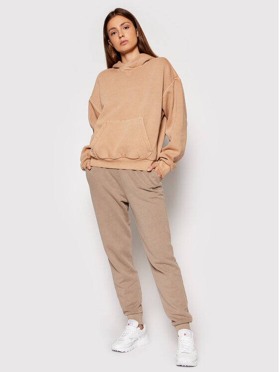 Felpa Classics Natural Dye H41361 Marrone Oversize...