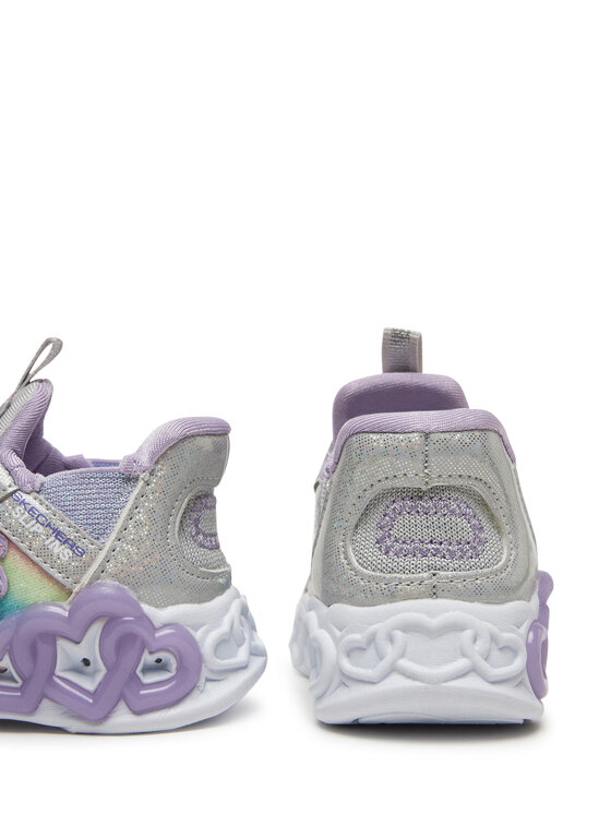 Skechers Skechers Sneakersy Infinite Heart Lights-Eternal Shimmer 303755N/SMLT Srebrny