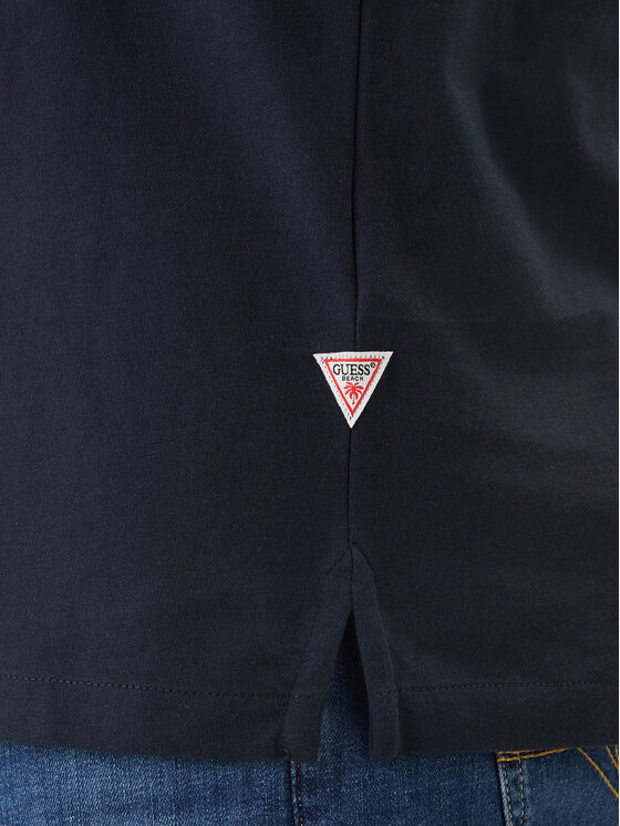 Guess Guess Polokošeľa F6GP01 K8FQ4 Tmavomodrá Regular Fit