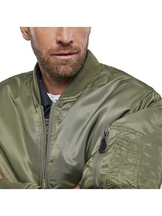 Brandit Brandit Kurtka bomber 3149.1.4XL Zielony Regular Fit