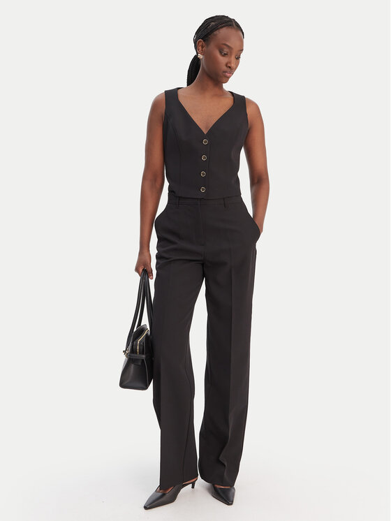 Guess Guess Prsluk W6RH52 WH9Y2 Crna Regular Fit