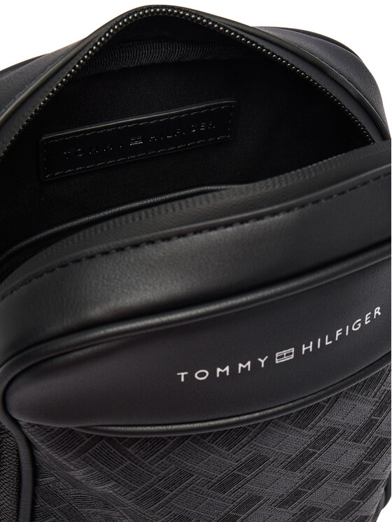 Tommy Hilfiger Tommy Hilfiger Saszetka Th Modern Monogram Mini Reporter AM0AM14844 Czarny