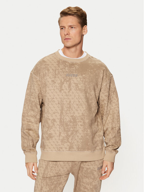 Guess Guess Μπλούζα Z5RQ17 K9YI1 Μπεζ Regular Fit