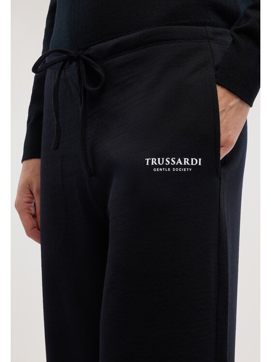 Trussardi Trussardi Spodnie materiałowe P8136000035N033 Czarny Regular Fit