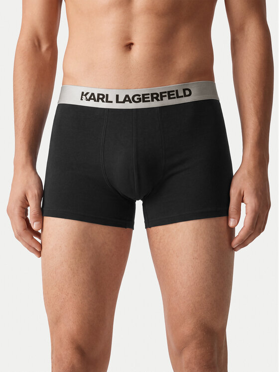 KARL LAGERFELD KARL LAGERFELD Комплект боксерки A1M47020 Черен