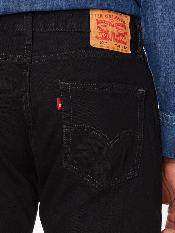 Black 505 levi jeans online