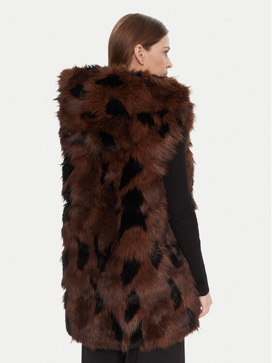 LOLA CASADEMUNT LOLA CASADEMUNT Γιλέκο LF2501008 Καφέ Regular Fit