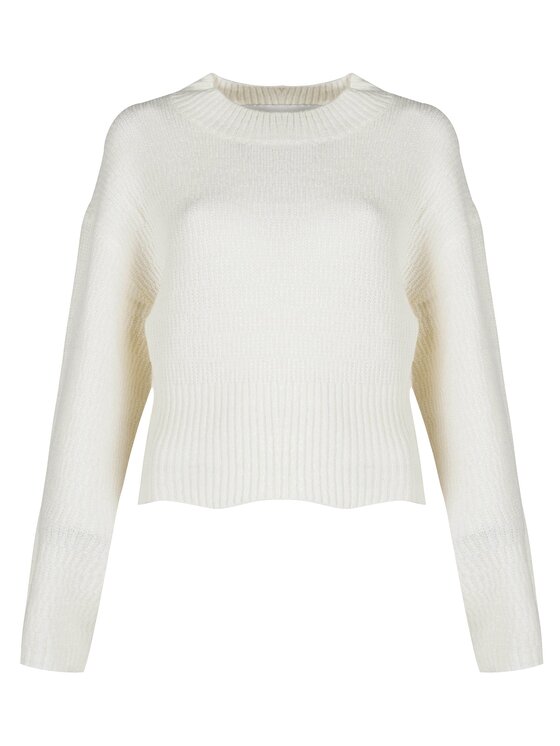 Silvian Heach Silvian Heach Maglione CVA22030LU Écru Oversize