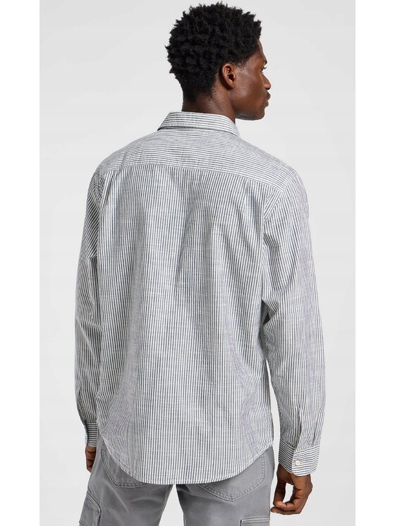 Lee Lee Koszula Workwear Shirt 2.0 Biały Relaxed Fit
