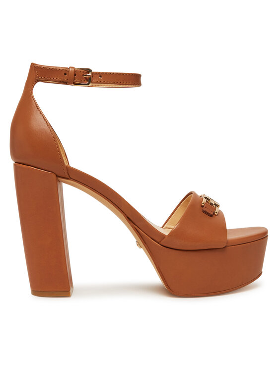 Guess Guess Sandali FLJSET LEA03 Rjava