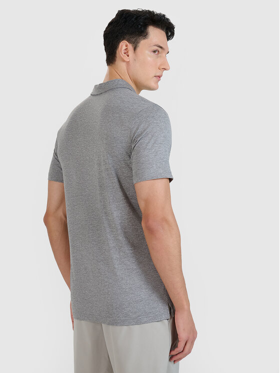 4F 4F Polo MULTI ACTIVE Szary Regular Fit