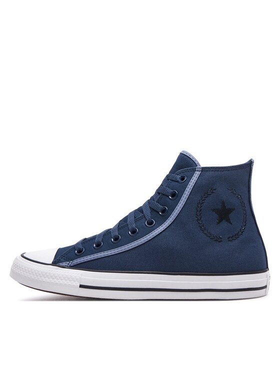 Converse alte blu scuro best sale