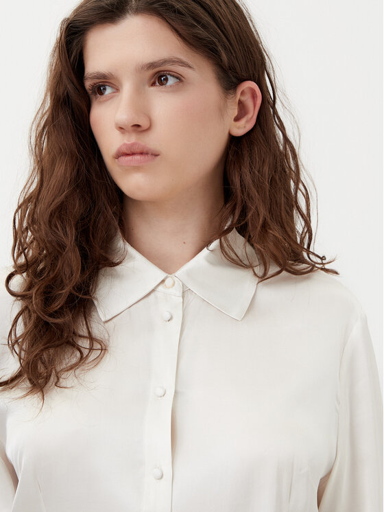 Motivi Motivi Camicia 5159Q000675N Bianco Regular Fit