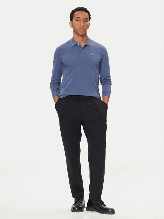 United Colors Of Benetton United Colors Of Benetton Polo majica 3089J3204 Mornarsko modra Regular Fit