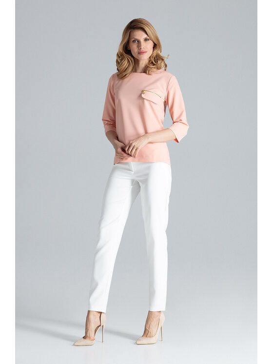 FIGL FIGL Μπλουζάκι M393 Ροζ Regular Fit