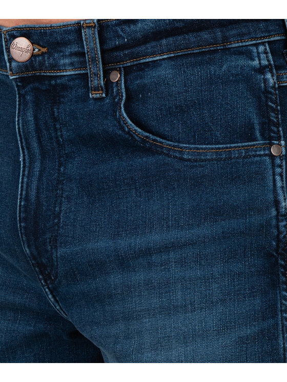 Wrangler Wrangler Jeansy W16VMQ350 Granatowy Relaxed Fit