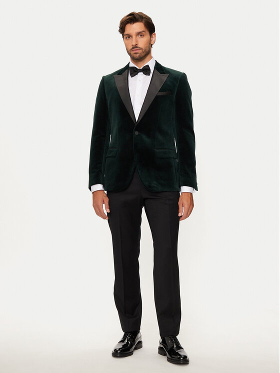 HUGO Hugo Sacou Henry244E1X 50524909 Verde Slim Fit