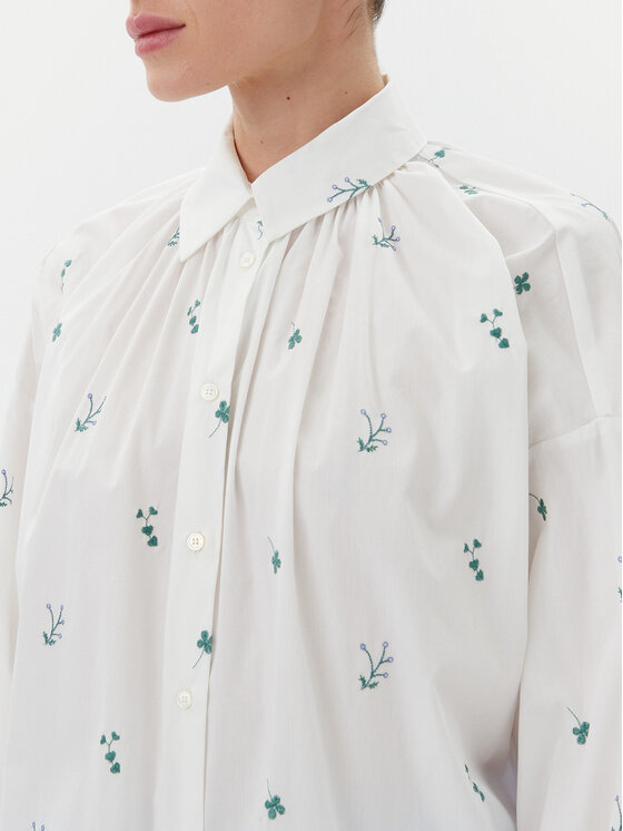 Weekend Max Mara Weekend Max Mara Cămașă Gilly 2515111132 Alb Relaxed Fit