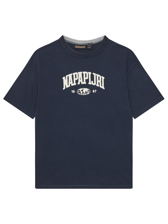 Napapijri Napapijri T-Shirt S-Inot NP0A891F D Tmavomodrá Regular Fit