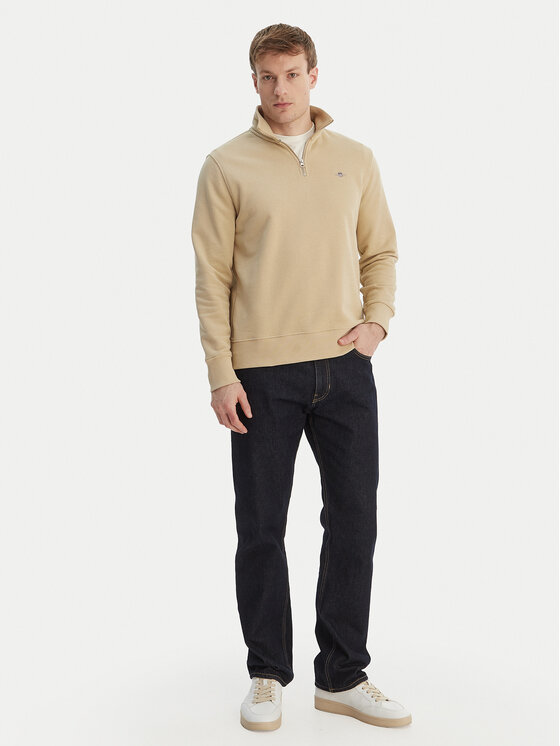 Gant Gant Μπλούζα Shield 2008005 Μπεζ Regular Fit
