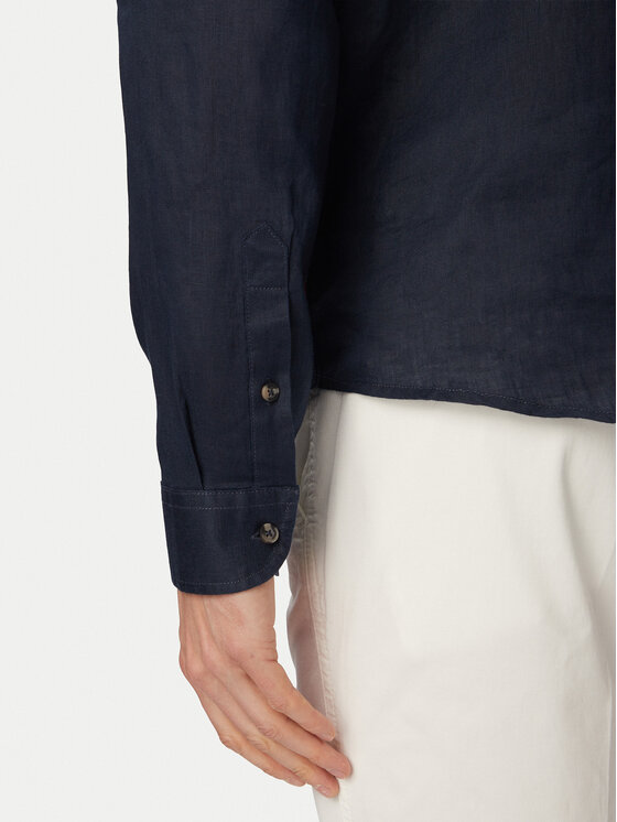 Aeronautica Militare Aeronautica Militare Hemd 261CA1321UCT03089 Dunkelblau Regular Fit