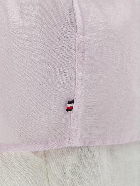 Tommy Hilfiger Tommy Hilfiger Πουκάμισο WW0WW48925 Μωβ Relaxed Fit