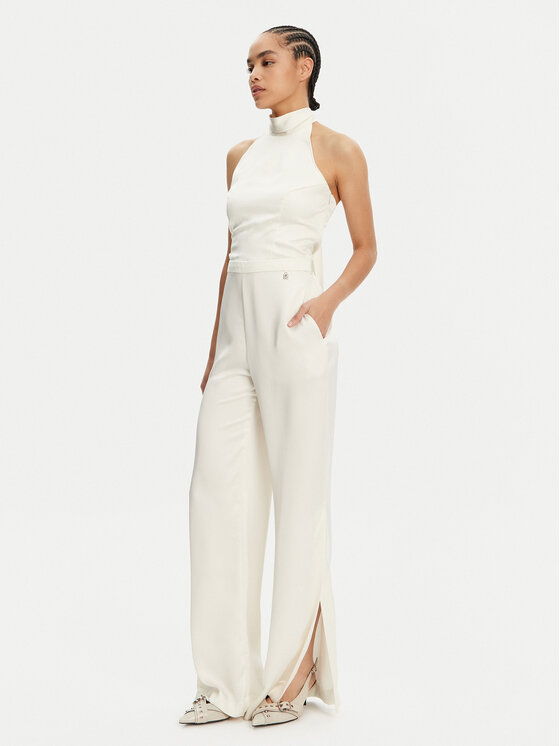 HUGO HUGO Jumpsuit Ketania-1 50540273 Écru Regular Fit