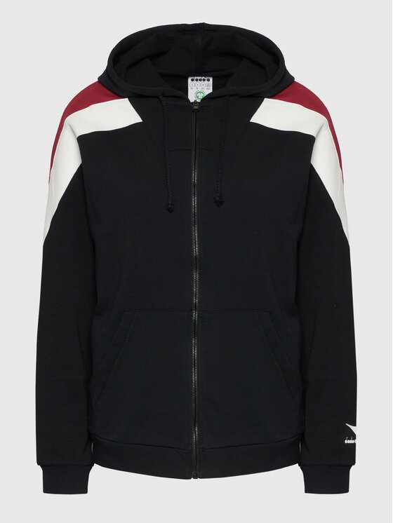 Diadora Diadora Komplet bluza i legginsy TrackSuit 102.177795 Czarny Regular Fit