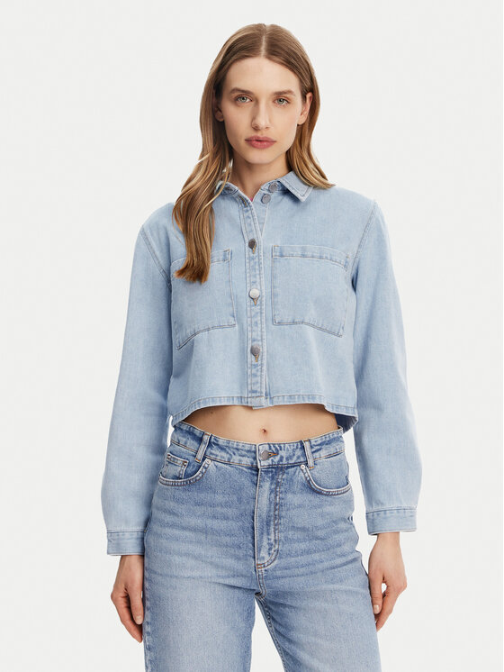 JDY JDY Farmer kabát Marly 15338847 Kék Oversize