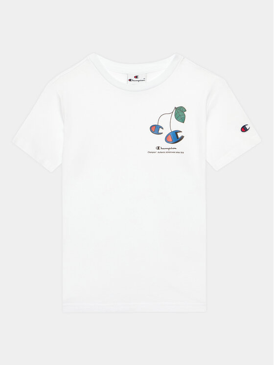 Champion T-krekls 306373 Balts Regular Fit