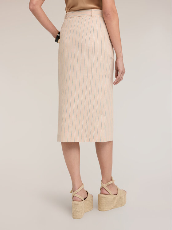 Motivi Motivi Gonna midi 1033Q001201N0R2 Crema Regular Fit