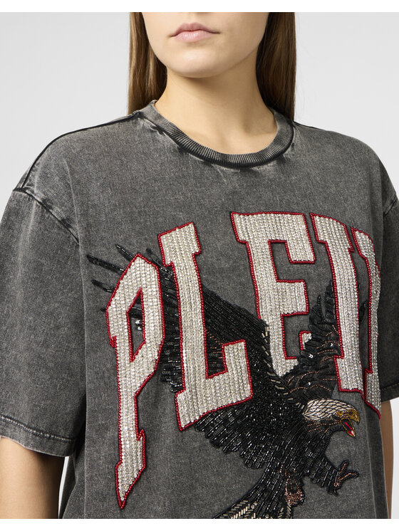 PHILIPP PLEIN PHILIPP PLEIN T-Shirt 26537 Czarny Regular Fit