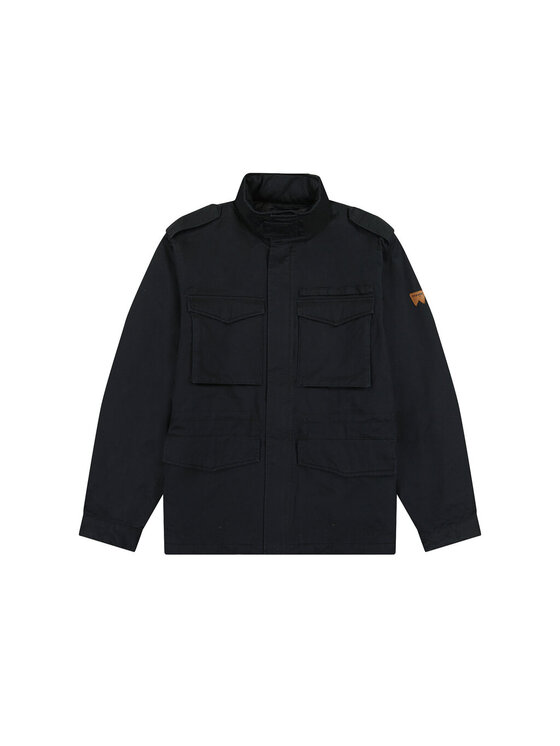 Wrangler Wrangler Kurtka zimowa FIELD JACKET Czarny Regular Fit