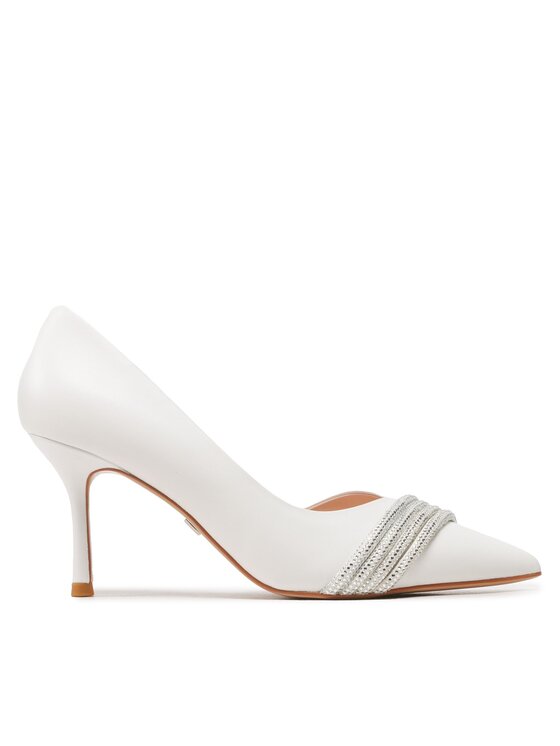 Scarpe stiletto EL-10-07-000927 Bianco