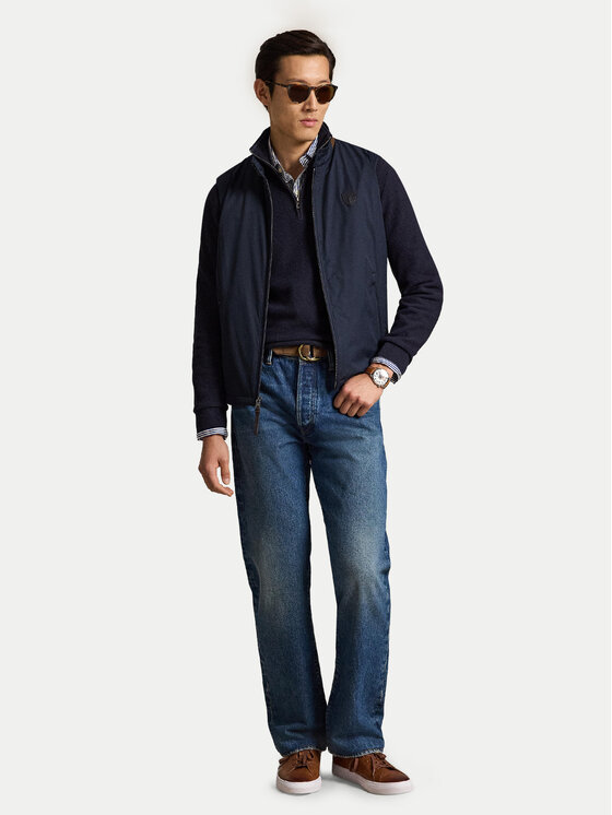 Polo Ralph Lauren Polo Ralph Lauren Πουλόβερ 710B18060004 Σκούρο μπλε Regular Fit