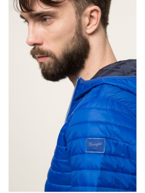 Wrangler Wrangler Giacca di transizione PUFFER Blu Slim Fit