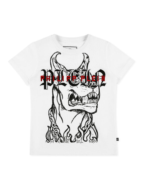 PHILIPP PLEIN PHILIPP PLEIN T-shirt 30379 Bianco Regular Fit