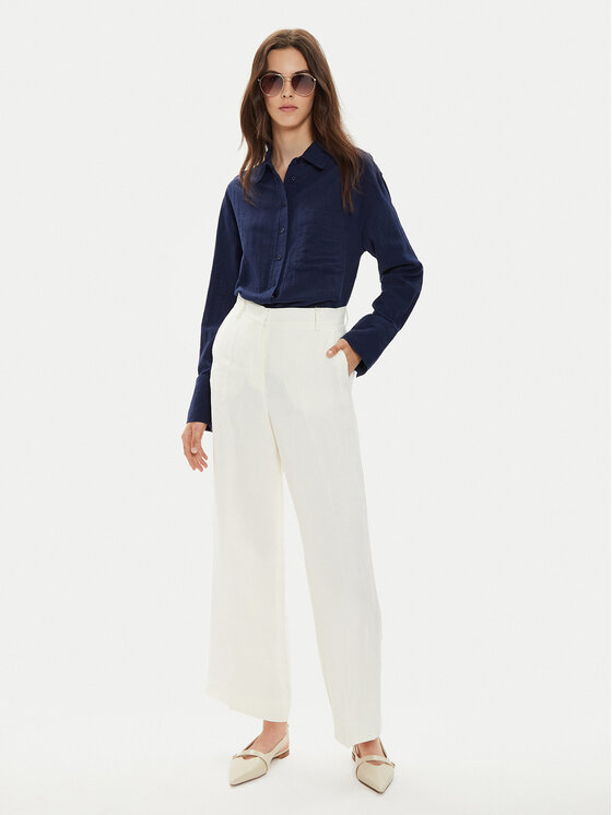 Gina Tricot Gina Tricot Hemd 22624 Dunkelblau Loose Fit